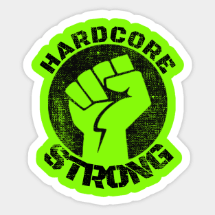 HARDCORE STRONG BODYBUILDING Sticker